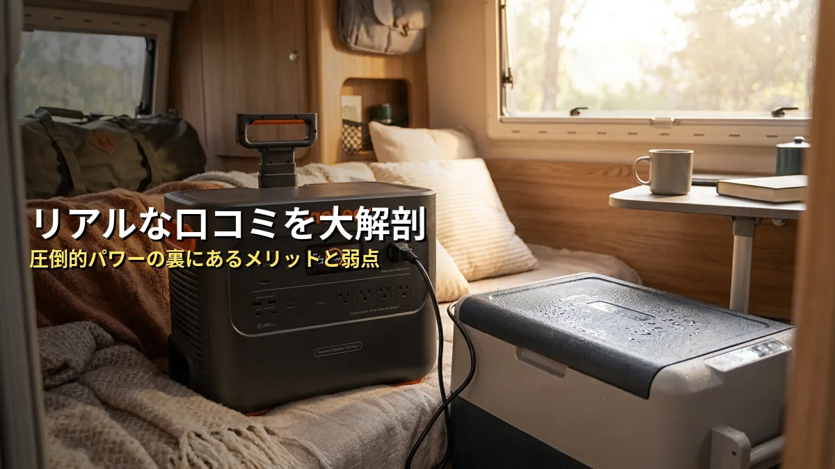 Jackery 2000 Plusのリアルな口コミ・評判まとめ