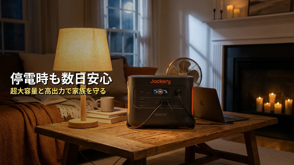 実際に調べて分かったJackery 3000 Proの3つのメリット