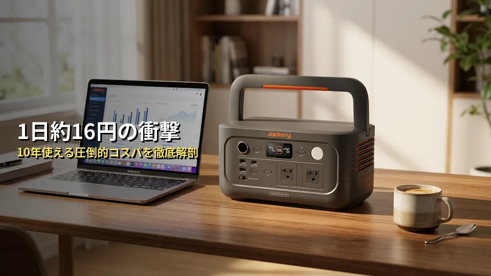 【独自分析】Jackery 500 Newの本当の実力を5項目でスコア化してみた