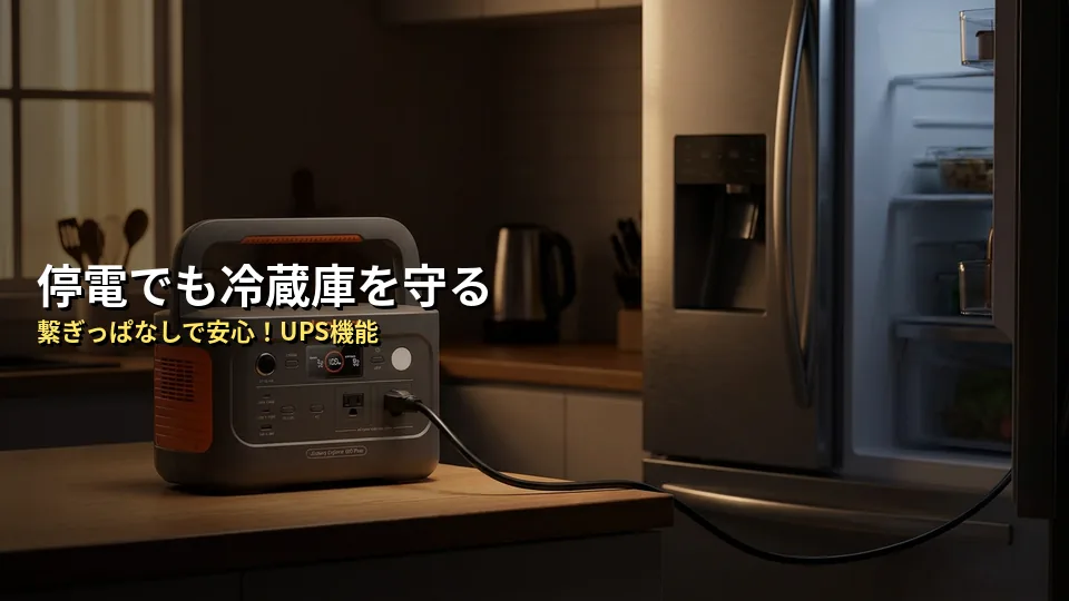 停電時に役立つ「UPS機能」のメリット
