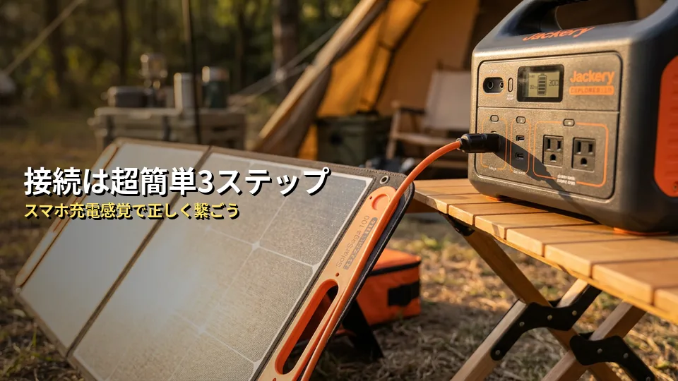 接続方法は超簡単!正しい繋ぎ方3ステップ
