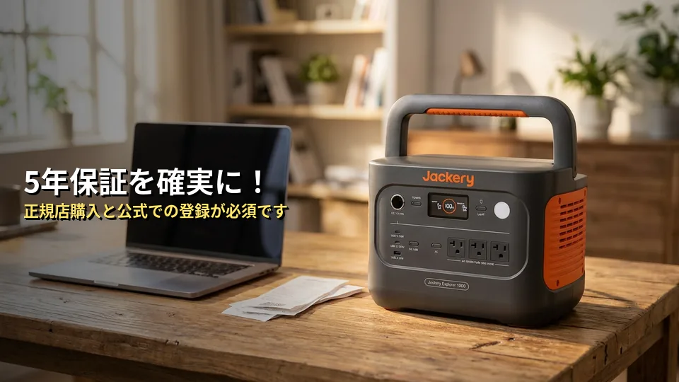 5年保証を確実に受けるための「3つの条件」