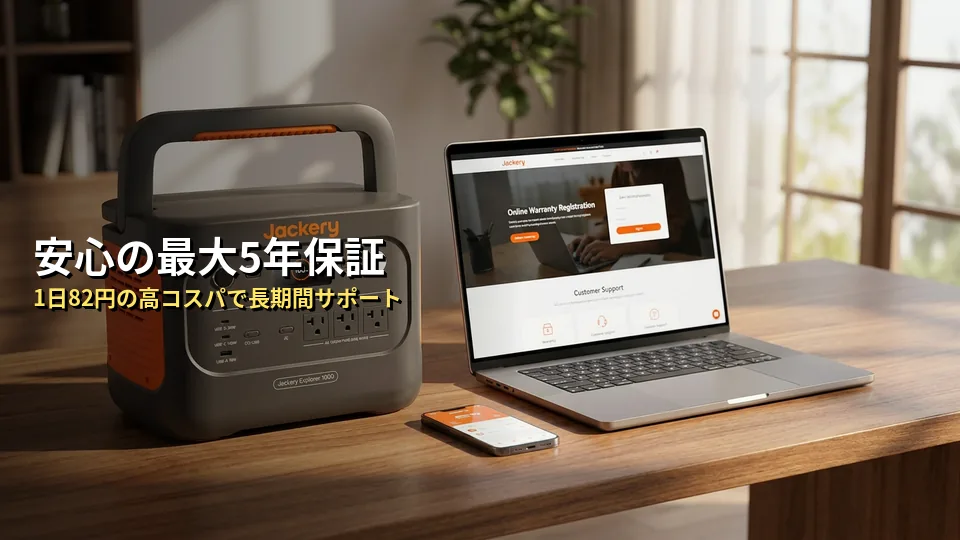 【独自分析】Jackeryのサポート体制と延長保証の実力を5項目でスコア化してみた