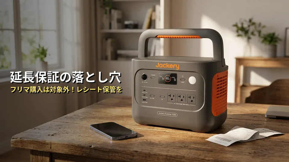 延長保証を受ける際の注意点（ここを間違えると対象外に！）