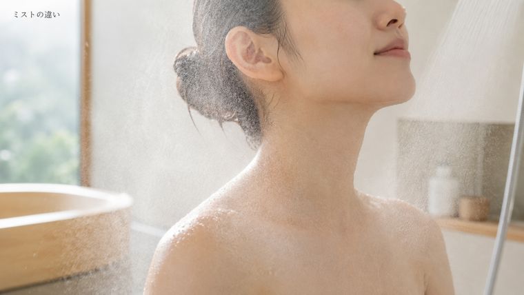 ミラブルExとリファファインバブル U+のミスト使用イメージ